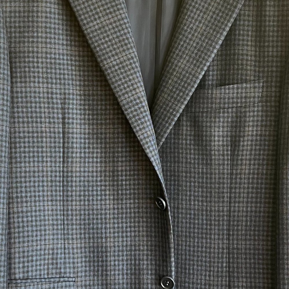 Canali Wool Sport Coat Beautiful Plaid Regular Fit Size US 40 - Picture 2 of 13